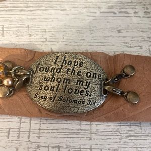 Bracelet “I have found whom my soul loves”
